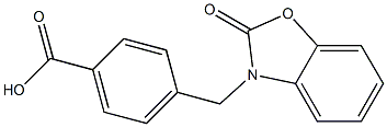 4-[(2-oxo-2,3-dihydro-1,3-benzoxazol-3-yl)methyl]benzoic acid