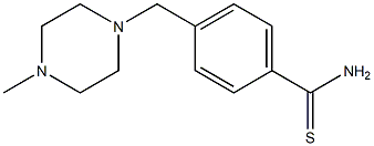 4-[(4-methylpiperazin-1-yl)methyl]benzenecarbothioamide