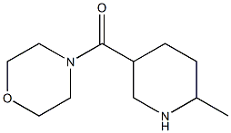 4-[(6-methylpiperidin-3-yl)carbonyl]morpholine Structure