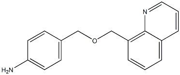 4-[(quinolin-8-ylmethoxy)methyl]aniline|