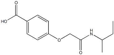 4-[2-(sec-butylamino)-2-oxoethoxy]benzoic acid