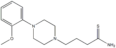 4-[4-(2-methoxyphenyl)piperazin-1-yl]butanethioamide
