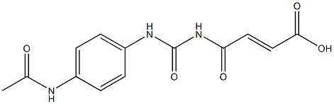 4-{[(4-acetamidophenyl)carbamoyl]amino}-4-oxobut-2-enoic acid
