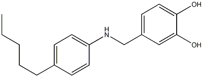 4-{[(4-pentylphenyl)amino]methyl}benzene-1,2-diol
