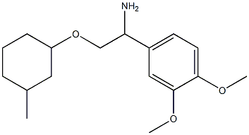  4-{1-amino-2-[(3-methylcyclohexyl)oxy]ethyl}-1,2-dimethoxybenzene