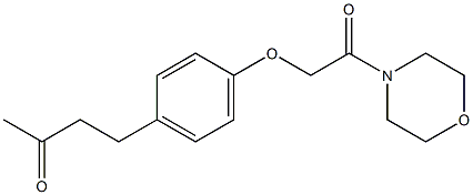 4-{4-[2-(morpholin-4-yl)-2-oxoethoxy]phenyl}butan-2-one
