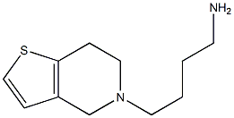 4-{4H,5H,6H,7H-thieno[3,2-c]pyridin-5-yl}butan-1-amine 结构式
