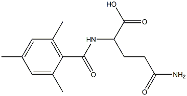 4-carbamoyl-2-[(2,4,6-trimethylphenyl)formamido]butanoic acid