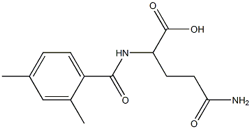 4-carbamoyl-2-[(2,4-dimethylphenyl)formamido]butanoic acid
