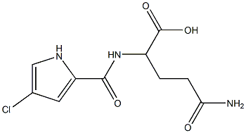 4-carbamoyl-2-[(4-chloro-1H-pyrrol-2-yl)formamido]butanoic acid