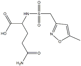 4-carbamoyl-2-{[(5-methyl-1,2-oxazol-3-yl)methane]sulfonamido}butanoic acid