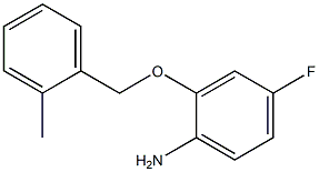 4-fluoro-2-[(2-methylbenzyl)oxy]aniline