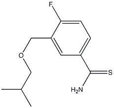 4-fluoro-3-(isobutoxymethyl)benzenecarbothioamide