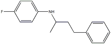 4-fluoro-N-(4-phenylbutan-2-yl)aniline 结构式
