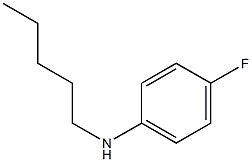 4-fluoro-N-pentylaniline 结构式