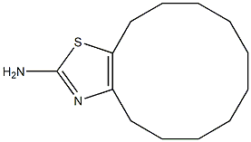 4H,5H,6H,7H,8H,9H,10H,11H,12H,13H-cyclododeca[d][1,3]thiazol-2-amine Structure