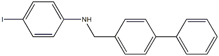 4-iodo-N-[(4-phenylphenyl)methyl]aniline|