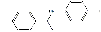4-iodo-N-[1-(4-methylphenyl)propyl]aniline