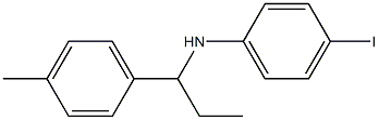  4-iodo-N-[1-(4-methylphenyl)propyl]aniline