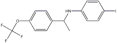 4-iodo-N-{1-[4-(trifluoromethoxy)phenyl]ethyl}aniline