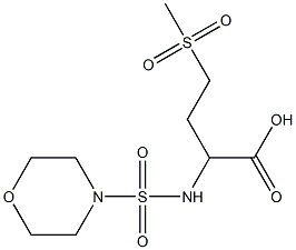 4-methanesulfonyl-2-[(morpholine-4-sulfonyl)amino]butanoic acid