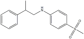 4-methanesulfonyl-N-(2-phenylpropyl)aniline Struktur