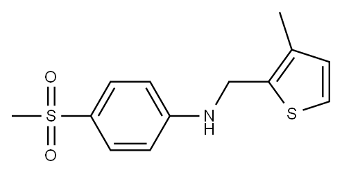 4-methanesulfonyl-N-[(3-methylthiophen-2-yl)methyl]aniline