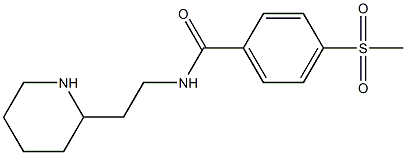 4-methanesulfonyl-N-[2-(piperidin-2-yl)ethyl]benzamide