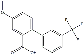 4-methoxy-3'-(trifluoromethyl)-1,1'-biphenyl-2-carboxylic acid|