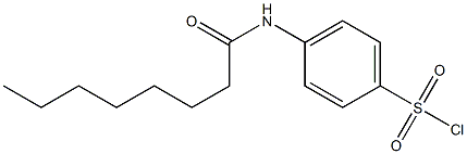 4-octanamidobenzene-1-sulfonyl chloride