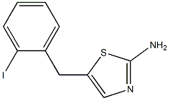 5-(2-iodobenzyl)-1,3-thiazol-2-amine 结构式