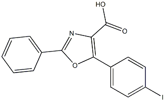 5-(4-iodophenyl)-2-phenyl-1,3-oxazole-4-carboxylic acid