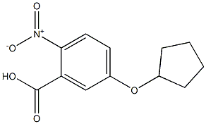 5-(cyclopentyloxy)-2-nitrobenzoic acid Structure