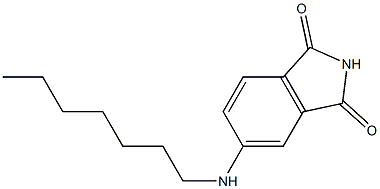 5-(heptylamino)-2,3-dihydro-1H-isoindole-1,3-dione 结构式