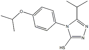 5-(propan-2-yl)-4-[4-(propan-2-yloxy)phenyl]-4H-1,2,4-triazole-3-thiol