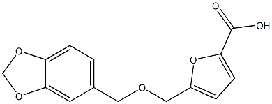 5-[(1,3-benzodioxol-5-ylmethoxy)methyl]-2-furoic acid