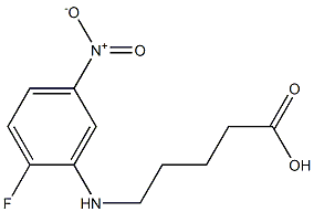 5-[(2-fluoro-5-nitrophenyl)amino]pentanoic acid