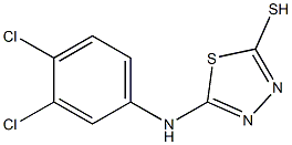 5-[(3,4-dichlorophenyl)amino]-1,3,4-thiadiazole-2-thiol Structure