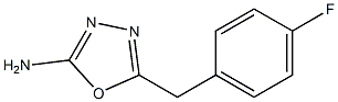 5-[(4-fluorophenyl)methyl]-1,3,4-oxadiazol-2-amine Structure