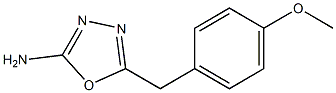 5-[(4-methoxyphenyl)methyl]-1,3,4-oxadiazol-2-amine
