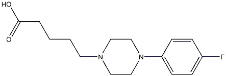 5-[4-(4-fluorophenyl)piperazin-1-yl]pentanoic acid