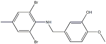 5-{[(2,6-dibromo-4-methylphenyl)amino]methyl}-2-methoxyphenol