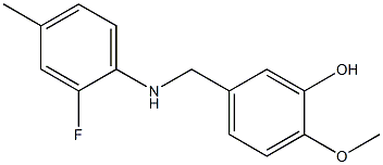 5-{[(2-fluoro-4-methylphenyl)amino]methyl}-2-methoxyphenol