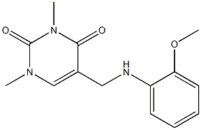 5-{[(2-methoxyphenyl)amino]methyl}-1,3-dimethyl-1,2,3,4-tetrahydropyrimidine-2,4-dione
