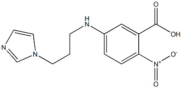 5-{[3-(1H-imidazol-1-yl)propyl]amino}-2-nitrobenzoic acid|