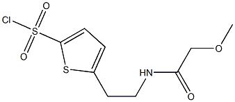 5-{2-[(methoxyacetyl)amino]ethyl}thiophene-2-sulfonyl chloride
