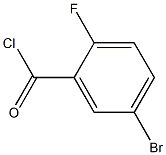 5-bromo-2-fluorobenzoyl chloride Structure
