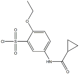 5-cyclopropaneamido-2-ethoxybenzene-1-sulfonyl chloride