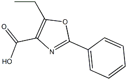 5-ethyl-2-phenyl-1,3-oxazole-4-carboxylic acid Structure