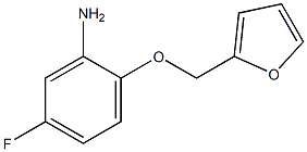 5-fluoro-2-(furan-2-ylmethoxy)aniline Struktur